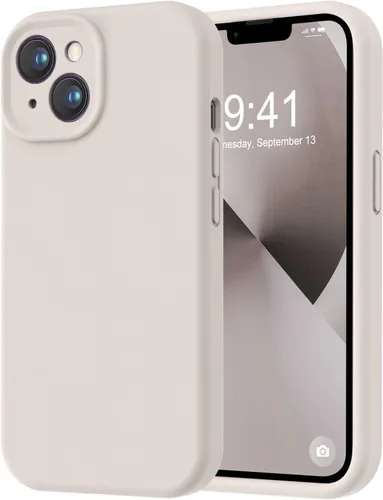 Miniatura 314 de LOVE 3000 Compatible con Funda para iPhone 15, [Cámara de Cobertura Completa de Silicona Suave] [Protección contra Caídas de 8 pies], Forro de Negro