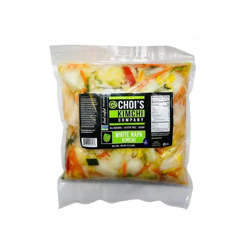 Kimchi de col blanca de napa de medio galón (3.5 libras) [vegano, sin gluten, sin OMG, probiótico] por Choi's Kimchi Co. fabricado en Estados Unidos.