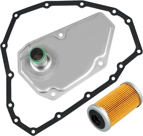 Kit de filtros de aceite de transmisión de repuesto para 33010-JF015 Juego de tres piezas de 15 agujeros compatible con Nissan Sentra Versa Note