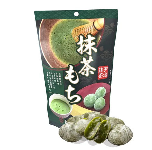 Seiki Mochi japonés, pasteles de arroz tradicionales de primera calidad, dulces de caramelo Wagashi Food (Matcha)