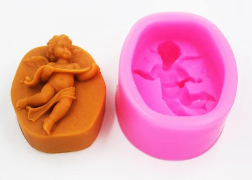 Miniatura 4 de Angel Mould S410 Art Silicone Soap Craft DIY - Moldes para velas hechas a mano