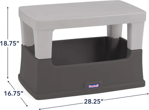 Miniatura 3 de Simplay3 Play Around - Caja de juguetes para niños, caja de juguetes multiusos y mesa de juego para niños, suministros de arte, manualidades