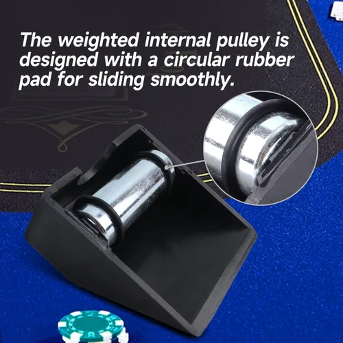 Miniatura 4 de GSE Games & Sports Expert Acylic Blackjack Dealing Shoe, zapato de distribuidor de grado casino para juegos de azar, noche de juego familiar