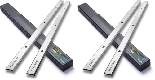 POWERTEC 12804 - Juego de 2 cuchillas de repuesto HSS de 12 pulgadas para maquinaria central 95082, Craftsman 21722 21780 217220