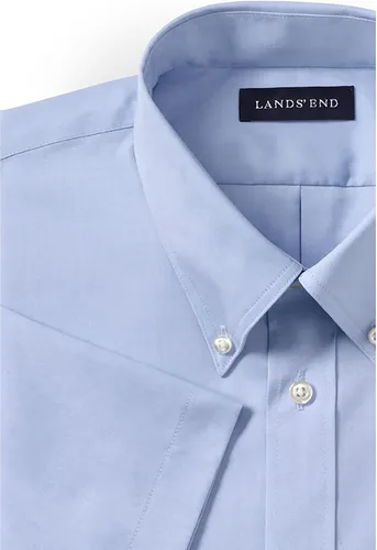 Miniatura 3 de Lands' End Camisa de vestir de manga corta para niños, uniforme escolar, sin hierro