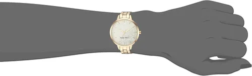 Miniatura 4 de Nine West - Reloj de brazalete con esfera floral para mujer