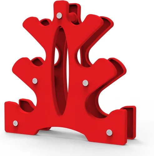 Miniatura 8 de Portzon Soporte para mancuernas, árbol de pesas de mano, diseñado para sostener mancuernas de neopreno, un par cada uno