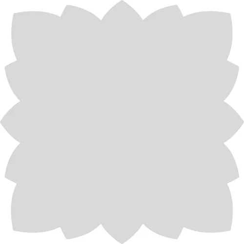 Miniatura 4 de Ekena Millwork ROSC075X075HLBUF Roseta de flores extra Jumbo Hillsboro, blanco
