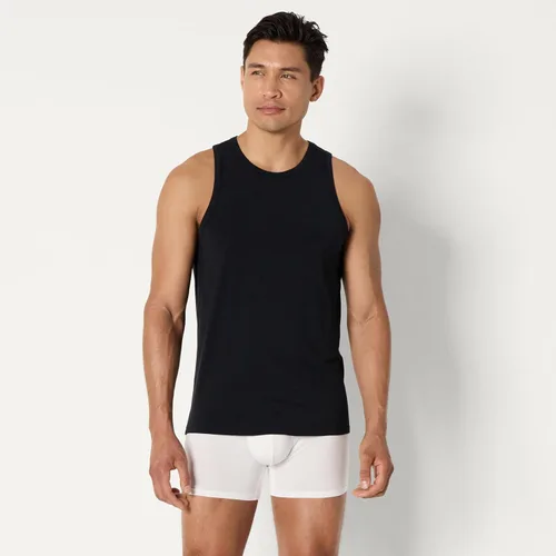 Miniatura 5 de Amazon Essentials Camiseta sin mangas modal súper suave para hombre, paquete de 2