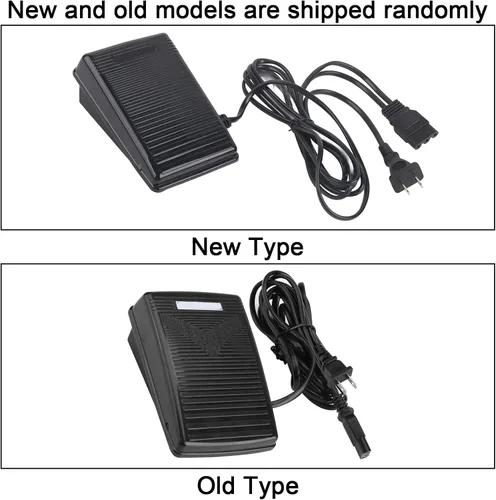 Miniatura 9 de Pedal de control de pie, pedal de control de pie universal para máquina de coser para el hogar con cable de alimentación de repuesto para JANOME2049
