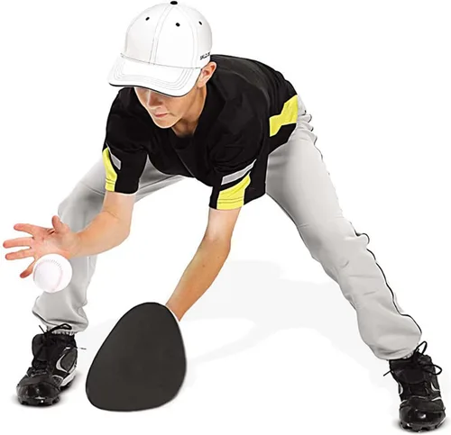 Miniatura 5 de Guantes de entrenamiento de campo de béisbol de 2 piezas,Guantes de entrenamiento de campo de espuma Softhands,Equipo de práctica de bateo