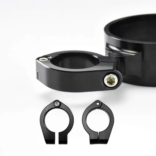 Miniatura 6 de Soporte de Reubicación con Abrazadera para Manillar Lateral del Velocímetro Compatible con Harley Sportster XL 48 1993-actual Dyna 1993-2005