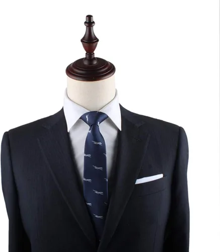 Miniatura 6 de AUSCUFFLINKS Corbatas deportivas y especiales Corbatas para hombres Lazos tejidos ajustados para el cuello Regalo para colega de trabajo