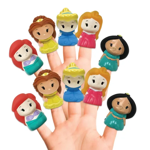 Miniatura 13 de Disney Mickey & Friends - Juego de marionetas de dedo de 10 piezas, recuerdos de fiesta, historia educativa, juguetes flotantes para piscina y playa