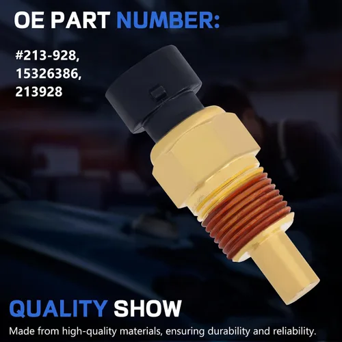 Miniatura 3 de Sensor de temperatura del refrigerante 213-928, compatible con Buick Allure Chevrolet Silverado GMC Pontiac 1986-2007 3.8L/4.3L/4.6L Reemplazar OEM