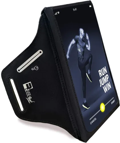 RevereSport Brazalete deportivo para teléfono compatible con iPhone 17/16/15/14/13/12/11/SE Samsung S25/S24/S23/S22/S21/S20 (mediano)
