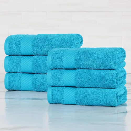 Miniatura 67 de SUPERIOR Kendell - Juego de 4 toallas de baño de algodón egipcio, absorbentes, para la ducha, artículos esenciales para el spa, toallas grandes