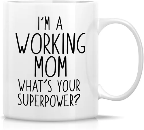 Miniatura 41 de Retreez - Taza divertida con texto en inglés "Mum Well Done I'm Awesome", 325 ml, tazas de café de cerámica, mensaje divertido, sarcástico