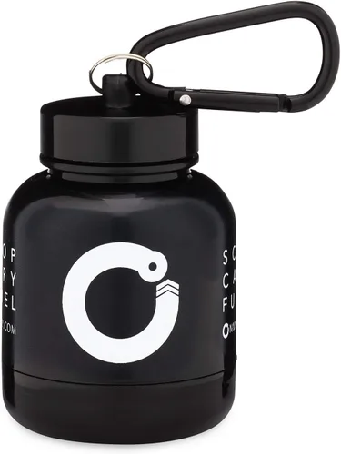 Miniatura 2 de OnMyWhey - Llavero de embudo de proteína en polvo y suplemento, contenedor portátil para el gimnasio, entrenamientos, fitness y viajes - Aprobado