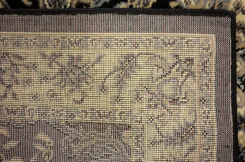Miniatura 9 de Unique Loom Sialk Hill Collection Alfombra de Área - Washington (2' 11" x 16' 5" Pasillo Negro/Gris)