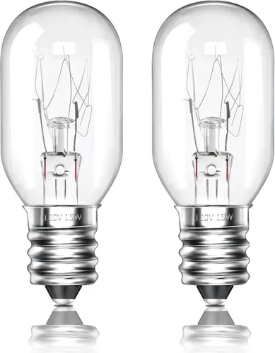 Bombillas para Lámpara de Sal E12 T20 15W 120V Bombillas Originales para Lámpara de Sal Base E12 de Repuesto para Lámparas de Sal del Himalaya,