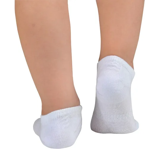 Miniatura 4 de JORMATT Calcetines de algodón antideslizantes de corte bajo con empuñaduras, 6 pares