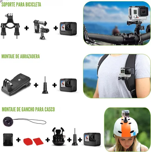 Miniatura 5 de GoPro HERO12 (Hero 12) Black - Cámara de acción impermeable con video HDR 5.3K, fotos de 27 MP, sensor de imagen de 1/1.9", transmisión en vivo