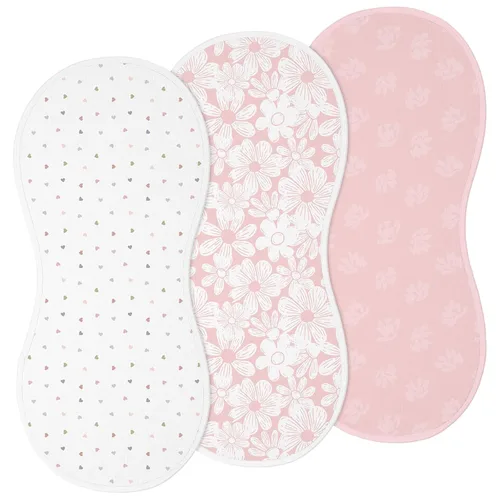 Miniatura 7 de Hahafelt 3 piezas de almohadillas para cambiador con forma de maní, impermeables, de algodón orgánico, almohadillas de maní cálidas para la espalda