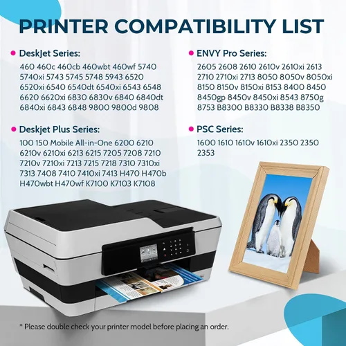 Miniatura 2 de Penguin 94xl 95xl Cartucho de tinta de repuesto para HP 94 95 utilizado para HP Officejet 100 150 H470 6200 6210 7210 Deskjet 460 PhotoSmart 2610