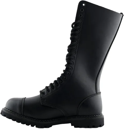 Miniatura 2 de Grinders King 2015 Negro Hombres de Seguridad de Acero Toe Derby Botas