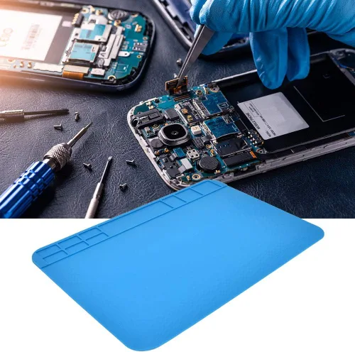 Miniatura 2 de Alfombrilla de soldadura, estaciones de soldadura, alfombrilla de soldadura de silicona, alfombrilla de trabajo de reparación electrónica magnética