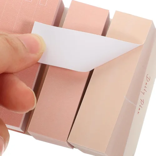 Miniatura 4 de NOLITOY Bloc de notas portátiles para listas de tareas pendientes pestañas de página Suministros de oficina escolar Pestañas de estudio bíblico