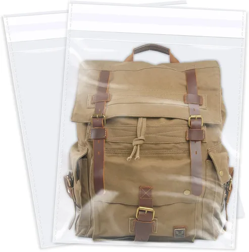 Miniatura 8 de Bolsas de celofán transparente de 12 x 18 pulgadas (500 unidades) - Bolsas de polietileno de plástico para violonchelo autoadhesivas- para ropa