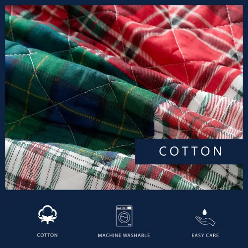 Miniatura 6 de Nautica - Juego de edredón individual, ropa de cama reversible de algodón con fundas a juego, juego de ropa de cama casual para todas las estaciones