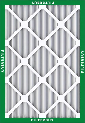 Miniatura 8 de Filterbuy Filtro de aire 10x17x2 MERV 8 Essential Dust & Allergy Defense (paquete de 1), filtros exteriores plisados electrostáticos para sistema