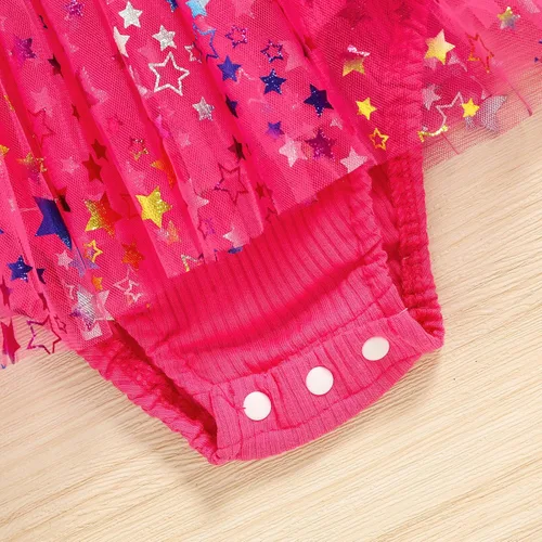 Miniatura 69 de GRNSHTS Traje de bebé niña 1er cumpleaños traje acanalado tul mameluco princesa pastel Smash sesión de fotos ropa + diadema