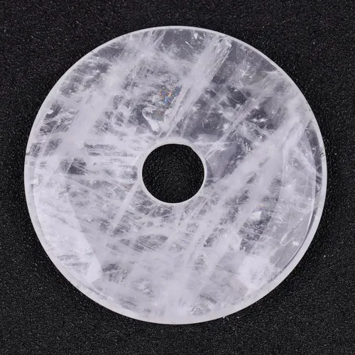 Miniatura 7 de GEM-Inside Rock Quartz Gemstone Loose Beads Genuine Natural Doubt Pink Ring Crystal Energy Stone Power para aretes colgantes, fabricación de joyas