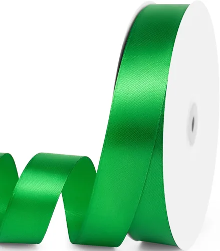Miniatura 190 de Cinta de satén de 5/8" x 100 yardas - Cinta de seda naranja otoñal con carrete - Ideal para envolver regalos, ramos florales, manualidades