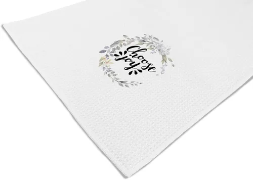 Miniatura 5 de Voatok Choose Joy Farmhouse - Toallas de cocina y baño con corona floral, toallas de mano y platos, regalos perfectos para adolescentes, mujeres