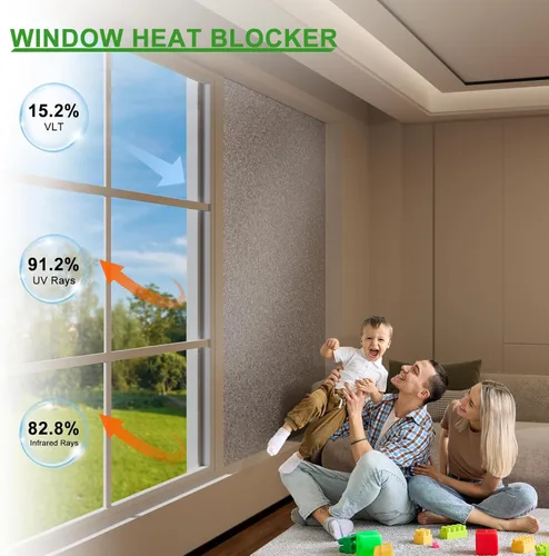 Miniatura 2 de Hoja de Aislamiento Reflectante, Aislamiento de Ventana para Invierno, Capa de Algodón de Papel de Aluminio para Mantener el Calor, 59"(A) x 99" Kit