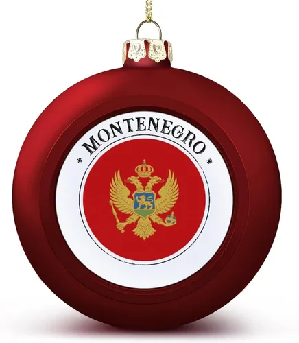 Miniatura 19 de Adorno de bola de Navidad de Marruecos, bandera de Marruecos, bandera de las naciones, adornos colgantes, recuerdo, regalo para árbol de Navidad