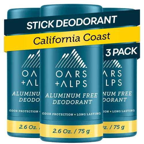 Miniatura 21 de Oars + Alps Desodorante sin aluminio para hombres y mujeres, dermatológicamente probado y fabricado con ingredientes limpios, tamaño de viaje, Costa