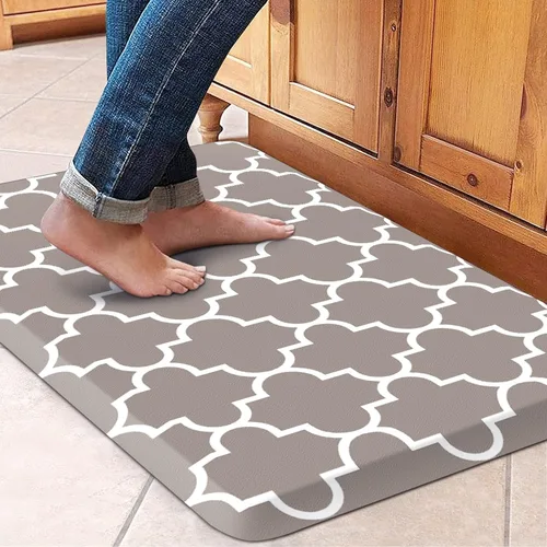 Miniatura 41 de WISELIFE - Tapete antifatiga para piso de 4/5 pulgadas, tapete de cocina antideslizante, impermeable, resistente, ergonómico, cómodo, duradero