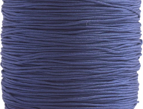 Miniatura 132 de KONMAY 1 rollo de cuerda de nailon para hacer pulseras de 150 yardas, trenzado de nailon Shamballa Macramé/cordón de cuentas de 0.4mm, cordón