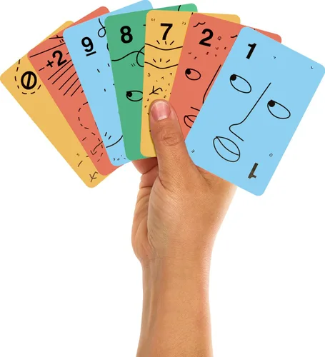 Miniatura 2 de Mattel Games UNO Artiste Shantell Martin - Juego de cartas para niños, adultos y noche familiar, baraja coleccionable con gráficos y arte por