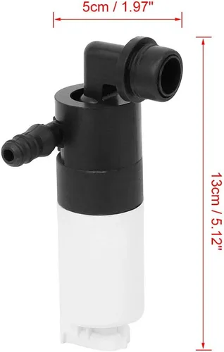Miniatura 2 de X AUTOHAUX Motor de bomba de limpiaparabrisas para SAAB 9-3 12826943 2004 2005 2006 2007 2008 2009 2010 2011 2012
