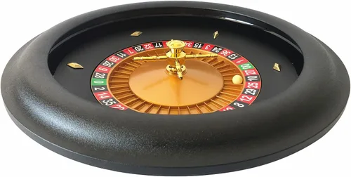 Miniatura 3 de Yuanhe Juego de ruleta de lujo – Juego de ruleta de grado casino de 18 pulgadas con 2 bolas, acción de giro muy suave, ideal para la noche