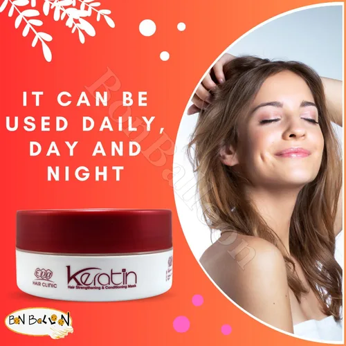 Miniatura 4 de Eva Keratin Hair Mask (7.05 oz / 200 gm) Your Fully Conditions To Hydration And Moisturizing Hair Mask ماسك للشعر