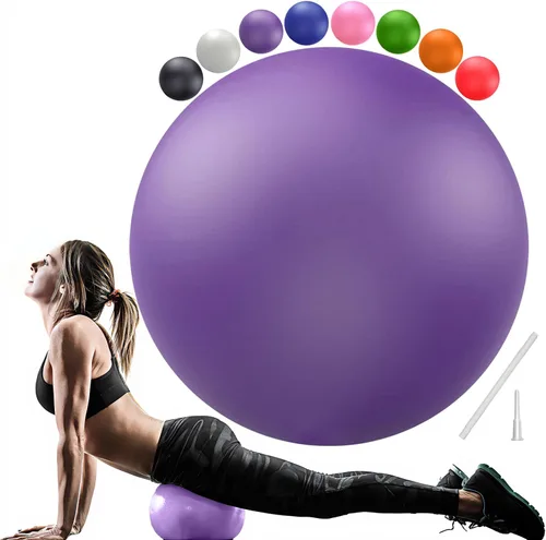 Miniatura 7 de PL-0003 Bola suave del ejercicio, silla de bola de yoga anti-estallido apoya 2200lbs PL-0003