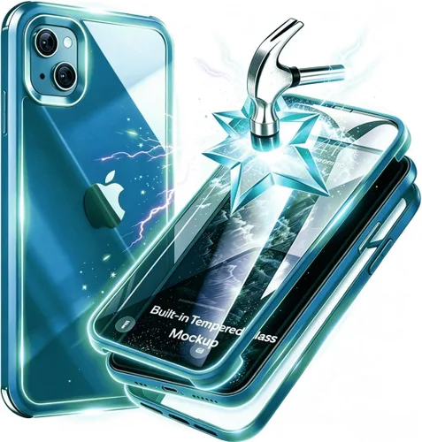 Miniatura 32 de Funda para iPhone 11 con protector de pantalla [vidrio templado 9H integrado], protección de cuerpo completo 360 de doble capa protectora